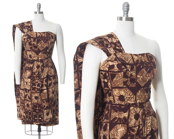 Vintage 1950s ALFRED SHAHEEN Sundress | 50s Hawaii