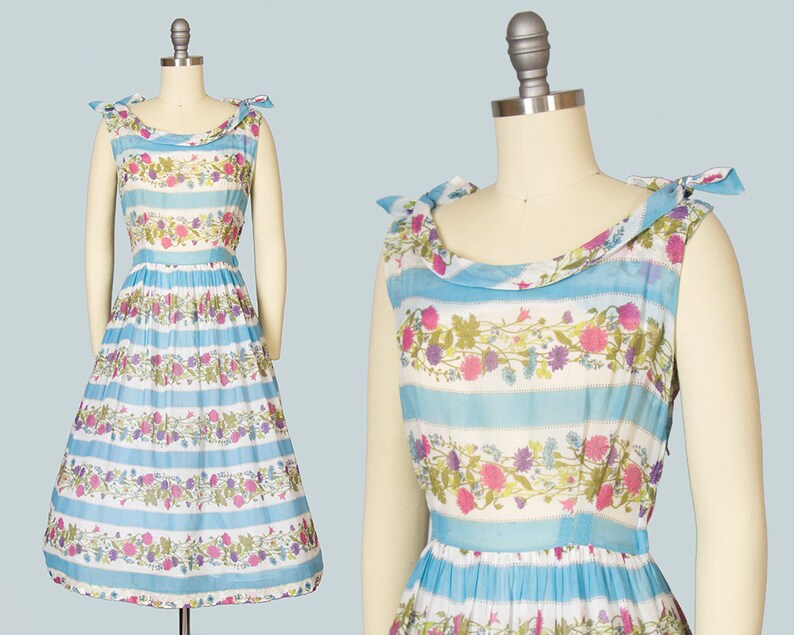 floral cotton sundress