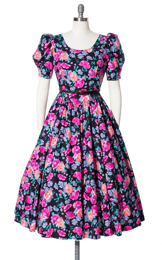 Vintage 1980s Dress | 80s LAURA ASHLEY Floral Pri… - image 2