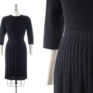 Wool Knit Dress 40s - Etsy Canada