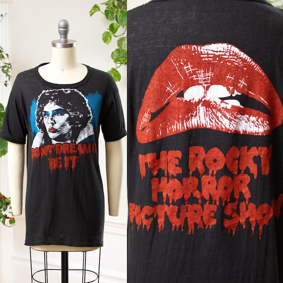 希少なヴィンテージ 1970年代 ロッキー・ホラー・ショー Tシャツ | 70 