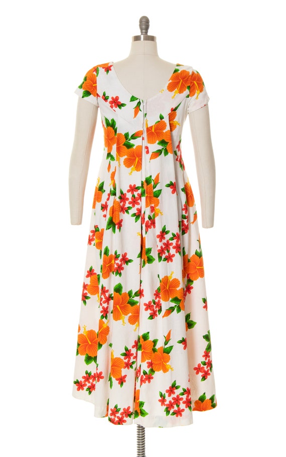Vintage 1960s 1970s Maxi Dress | 60s 70s Floral H… - image 5