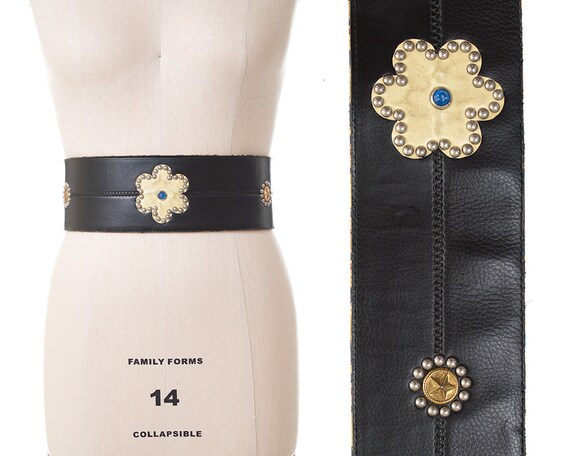 Vintage 1960s 1970s Cinch Belt | 60s 70s Glow-in-t