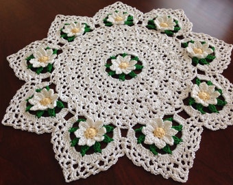 Daisy Delight  3-d doily