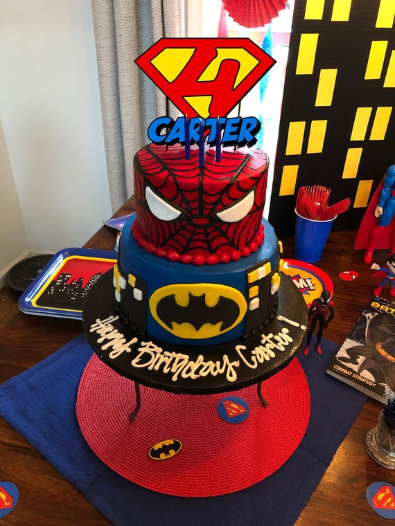 Phoenix Party 17 Toppers for Superhero Birthday Cake India | Ubuy
