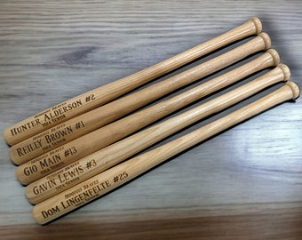18" Trophy Bat Personalized Baseball Bat Custom Baseball Bat Engraved Bat Engraved Baseball Bat Best Man Gift Coaches Bat Ash