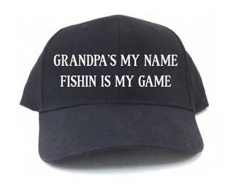 Custom Hat Grandpas My Name