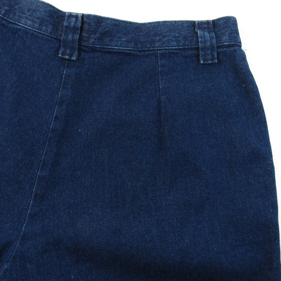 Vintage Riders Dark Wash Denim Shorts, High Waist… - image 6
