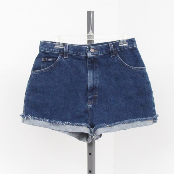 Cutoff Denim Shorts Cuffed Shorts 