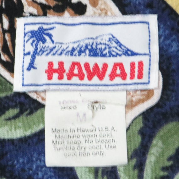 Vintage Hawaii Blue Hawaiian Shirt, Skateboard No… - image 6