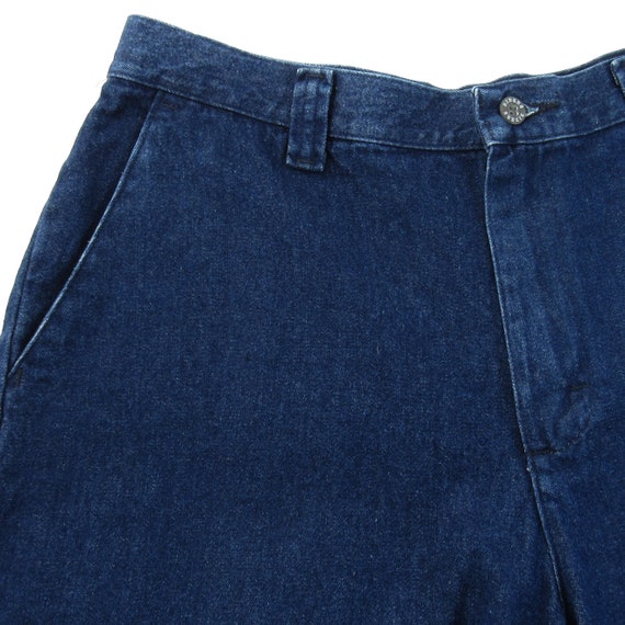 Vintage Riders Dark Wash Denim Shorts, High Waist… - image 4