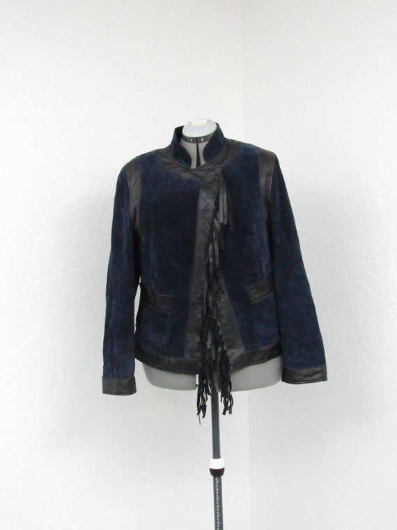 Vintage 90s Pamela McCoy Plus Size Midnight Blue F