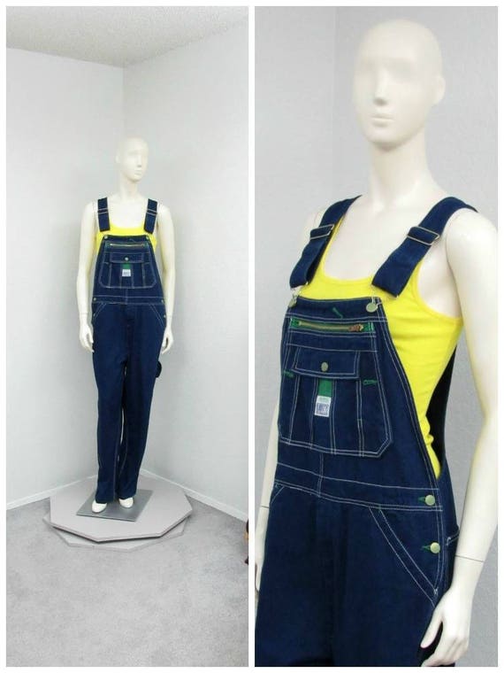 Vintage 90s Liberty Denim Overalls, Dungarees, Blu