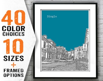 Dingle Ireland Skyline Poster Art Print Item T1475