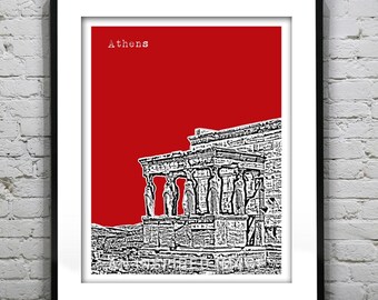 Athens Greece Poster Acropolis Art Print Item T5191