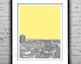 Montgomery Alabama Poster Art Print Al Item T4558