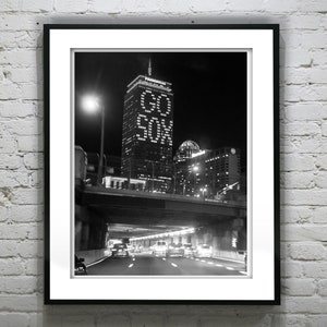 Boston Red Sox Black and White Wall Art Photography Poster Print Item T1750