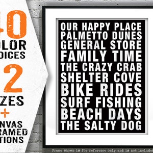 Hilton Head Island Subway Poster South Carolina Art Print SC