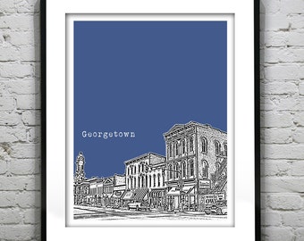 Georgetown Kentucky Poster Art Print KY Item T4338