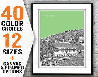 Wolfach Germany Skyline Poster Art Print Item T23389
