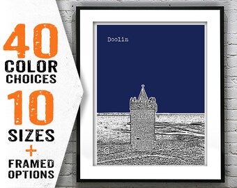 Doolin Poster Art Print Skyline  Ireland Item T2034