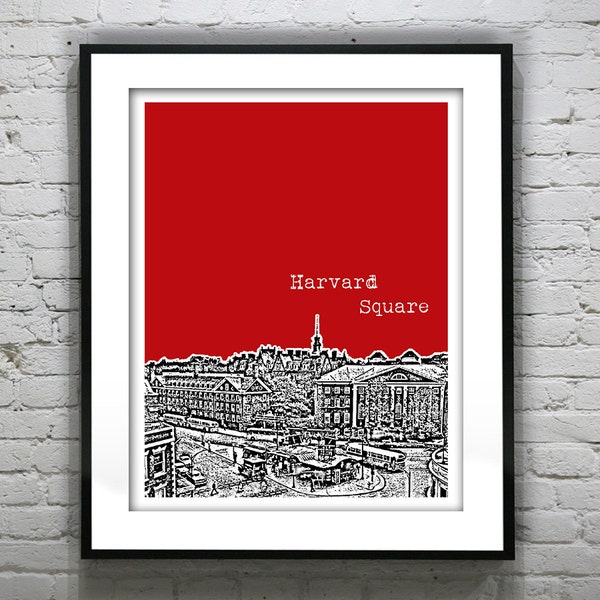 Harvard Poster Etsy