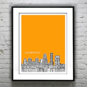 Louisville Poster Art Print  Original Kentucky Item T3084