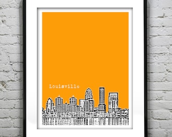 Louisville Poster Art Print  Original Kentucky Item T3084