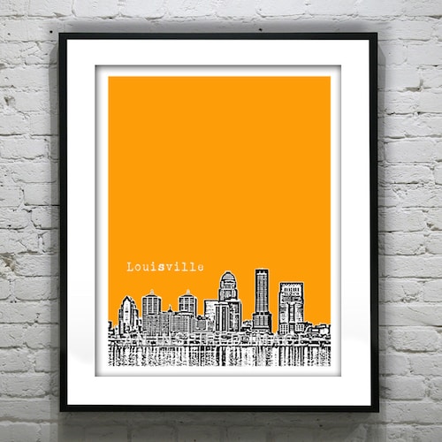 Louisville Poster Art Print Original Kentucky Item T3084 Etsy