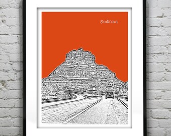 Sedona Arizona Bell Rock Art Print Poster Item T1084