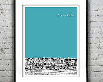 Somerdale Poster Cadburys Chocolate Factory Keynsham Bristol Art Print Skyline Item T2527