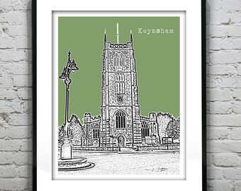 Keynsham Bristol Art Print Skyline England UK Item T2530