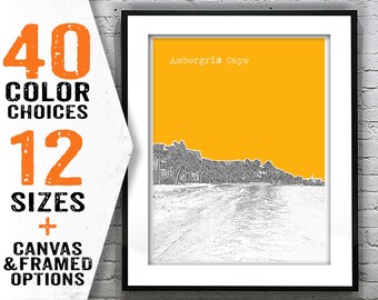Ambergris Caye Belize Poster Art Skyline Print Item T2321