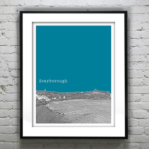 Scarborough North Yorkshire England UK Poster Art Print