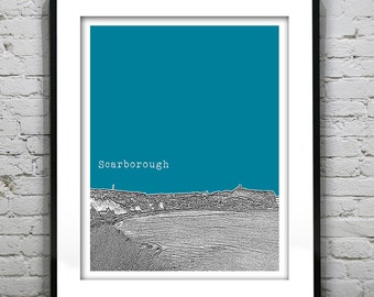 Scarborough North Yorkshire England UK Poster Art Print