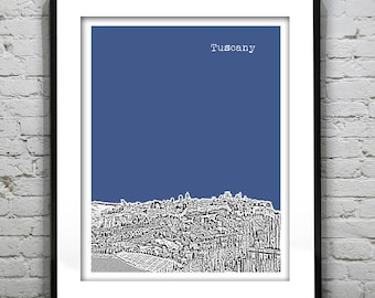 Tuscany Poster Art Print Skyline Item T1125