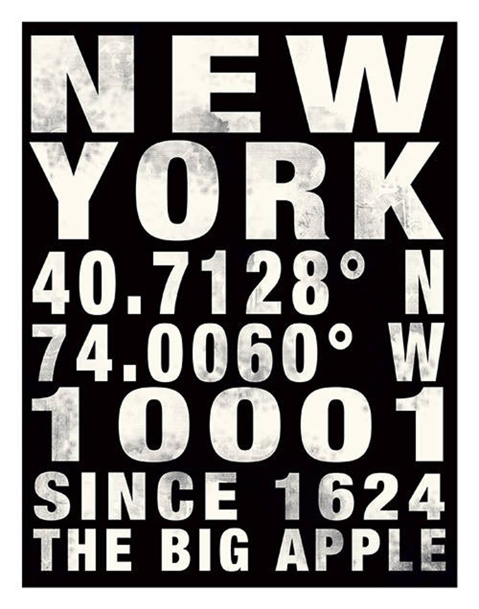 New York the Big Apple Subway Poster Art Print Item T1103 | Etsy