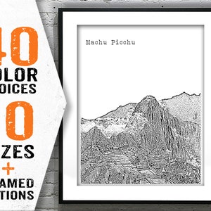 Machu Picchu Peru Poster Art Print Item T1956