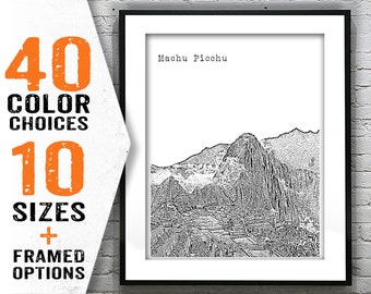 Machu Picchu Peru Poster Art Print Item T1956