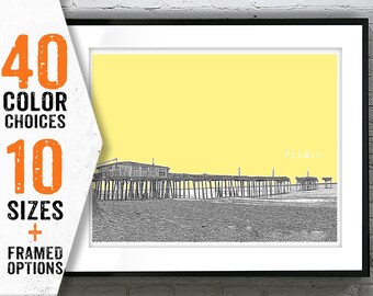 Frisco Cape Hatteras Island North Carolina Skyline Poster Art Print NC Item T1961