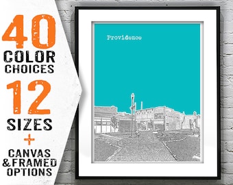 Providence Kentucky Poster Art Print Skyline KY Item T2748