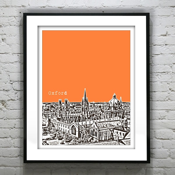 Oxford Poster Etsy