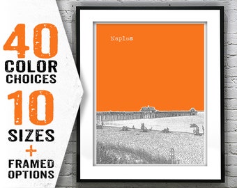 Naples Florida Skyline Poster Art Print FL Item T2107