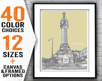 Baildon West Yorkshire England UK Poster Art Print Item T2330