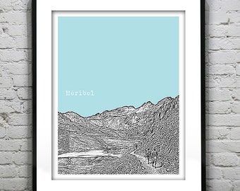 Meribel Mountain France Poster Art Print Version 1