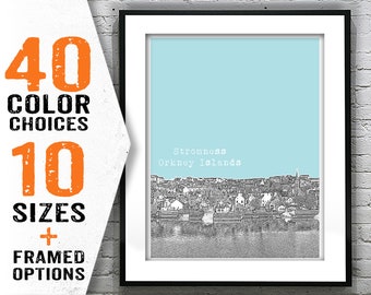 Stromness Orkney Islands Scotland Poster Art Print Item T1966