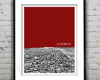 Lewiston New York NY Poster Art Print   Item T1142