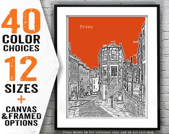 Frome Poster Art Print Britain England Item T4637