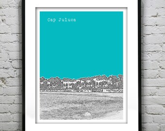 Cap Juluca Anguilla Poster Art Print Skyline Tropical Beach Honeymoon Item T2899