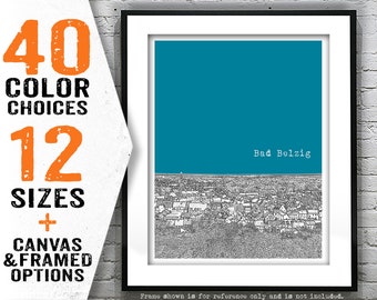 Bad Belzig Germany City Skyline Poster Print Art Item T4212